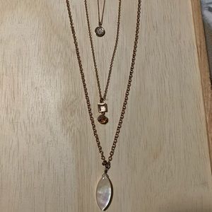 Layered 3 piece necklace